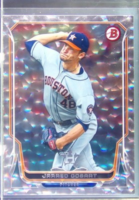2014 Bowman Jarred Cosart Silver Ice #81 Astros