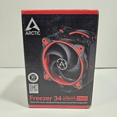 Arctic ACFRE00060A Freezer 34 eSPORTS Duo Edition Tower CPU Cooler - Red