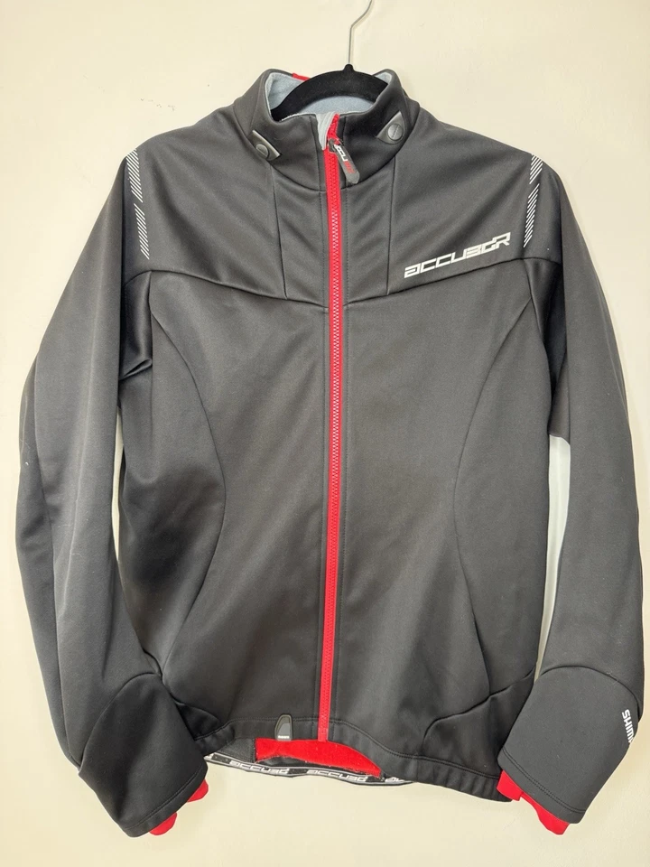 Shimano ACCU3D R Sub Zero Windbreak Jacket & Detachable Mask Winter Cycling Med - Image 2 of 4