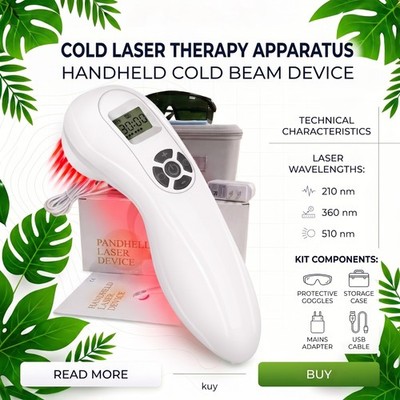 Cold Laser LLLT Powerful Handheld Pain Relief Laser Therapy Device