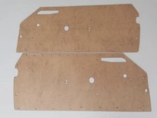 NEU 2 - T&uuml;r Holz Karte f&uuml;r Mercedes SL SLC R107 380SL 380SL 420SL 500SL 560SL