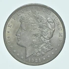 1921 Morgan Silver Dollar - Last Year Issue 90% $1 Bullion *587