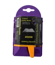 Better Tools Gorilla Blades Utility Blades Safety Dispenser 100 Pack 20208