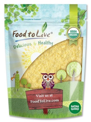Organic Corn Flour   Non-GMO, Whole Grain, Finely Ground Meal, Vegan, Kosher