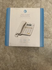 AT T CL2909 Corded Phone with Speakerphone and Caller ID/Call Waiting White NEW
