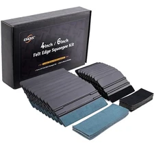 20pcs Vinyl Squeegee 4 Inch /6 inch Felt Edge Scraper Decal Applicator Window