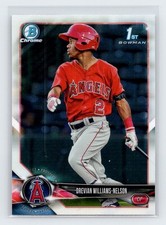 2018 Bowman Draft - Chrome Drevian Williams-Nelson #BDC-77 Los Angeles Angels