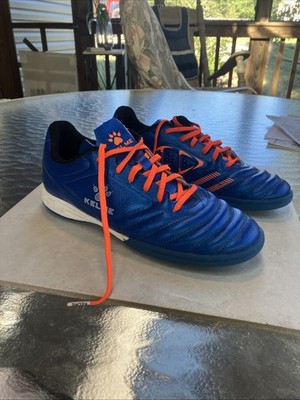 KELME Mens 5.5 Blue Professional Soccer Training Shoes. Great Condition!