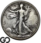 1938-D Walking Liberty Half Dollar, Choice XF Better Date Denver Issue