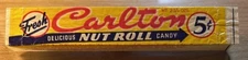 1940s Carlton 5c candy bar wrapper in original shape -  2-1/4 oz Curtiss Candy
