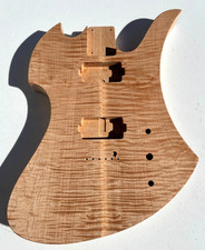Mockingbird guitar body Alder w/ flame maple top, humbuckers, Free shipping!