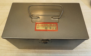 BRIDGEPORT TEXTRON  Boring Head Storage Case Metal Box ONLY 1-35-3821