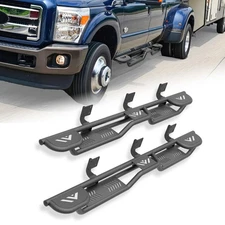 For 99-2016 Ford F250 F350 Super/Extended Cab 3-Raised Steps Running Boards