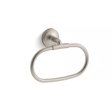 KOHLER Paces Wall Mounted Towel Ring in Vibrant Brushed Nickel