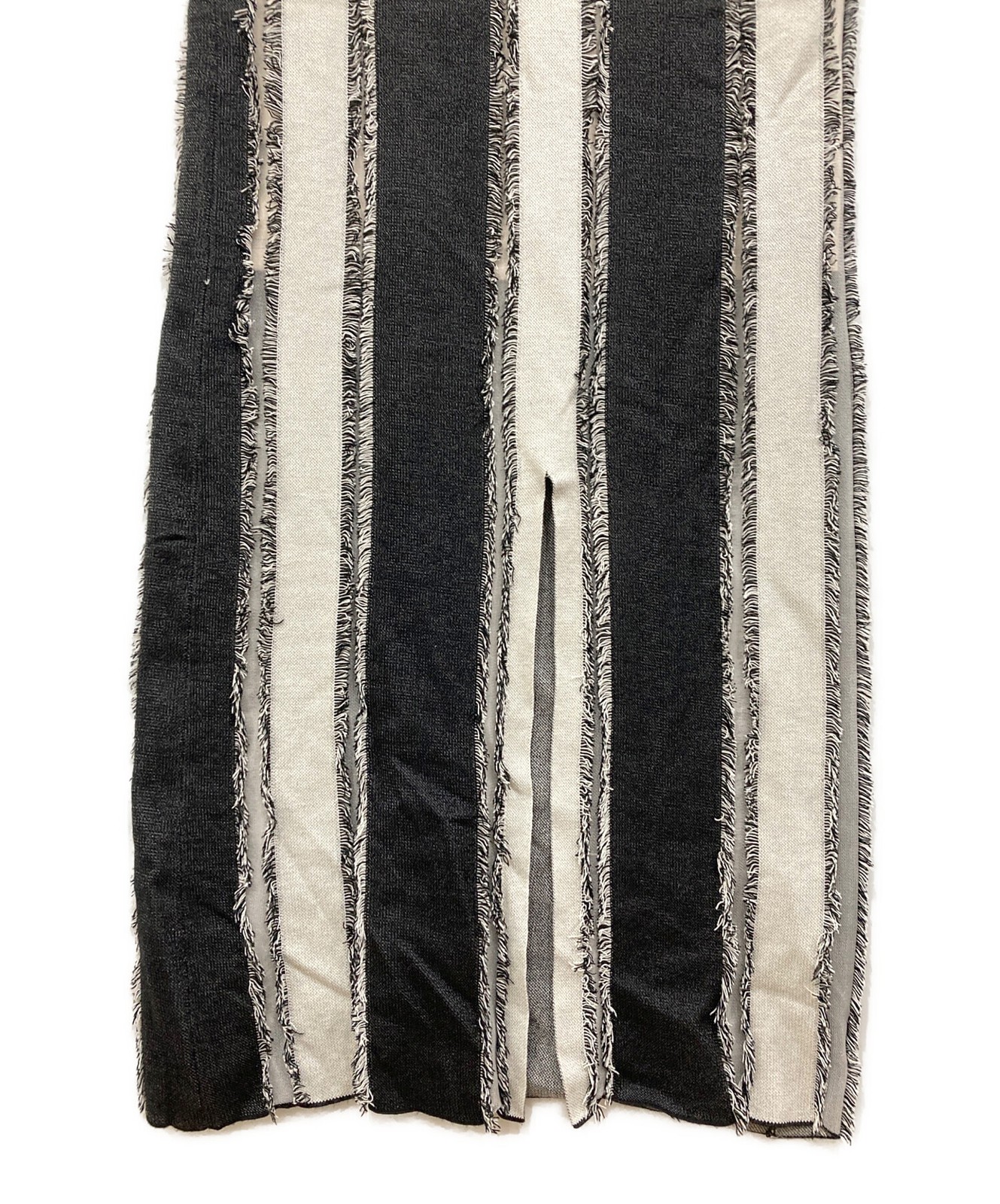 Ameri/ (Ameri) MULTI STRIPE JACQUARD DRESS Black … - image 3