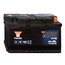 Yuasa 12V 80Ah AGM Autobatterie YBX9115 Start-Stop Starterbatterie 70Ah 95Ah