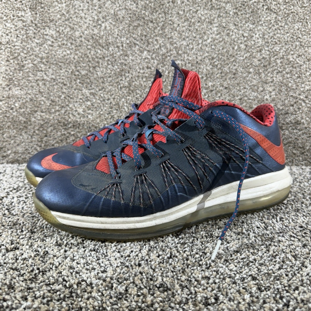 Nike Air Max LEBRON X Low USA 2013 579765-400 Men display picture 1