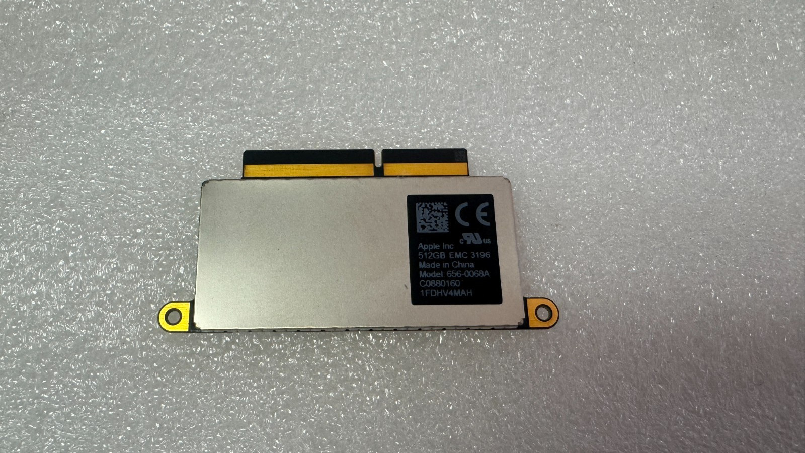 Apple MacBook Pro 13 A1708 Late 2016 Mid 2017 512GB PCIe SSD 656-0068A TESTED. Available Now for $64.99