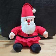 Vintage International Silver Co. Stuffed Santa