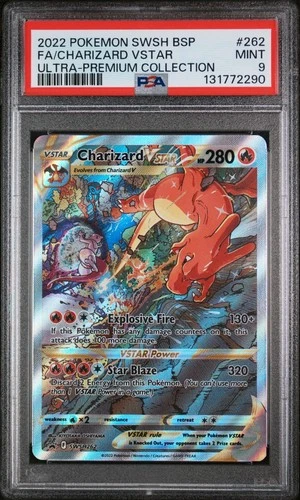 PSA 9 CHARIZARD VSTAR SWSH ULTRA-PREMIUM COLLECTION #262 (2290)