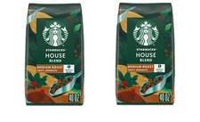 Starbucks House Blend Medium Roast Whole Bean Coffee, 40 oz.