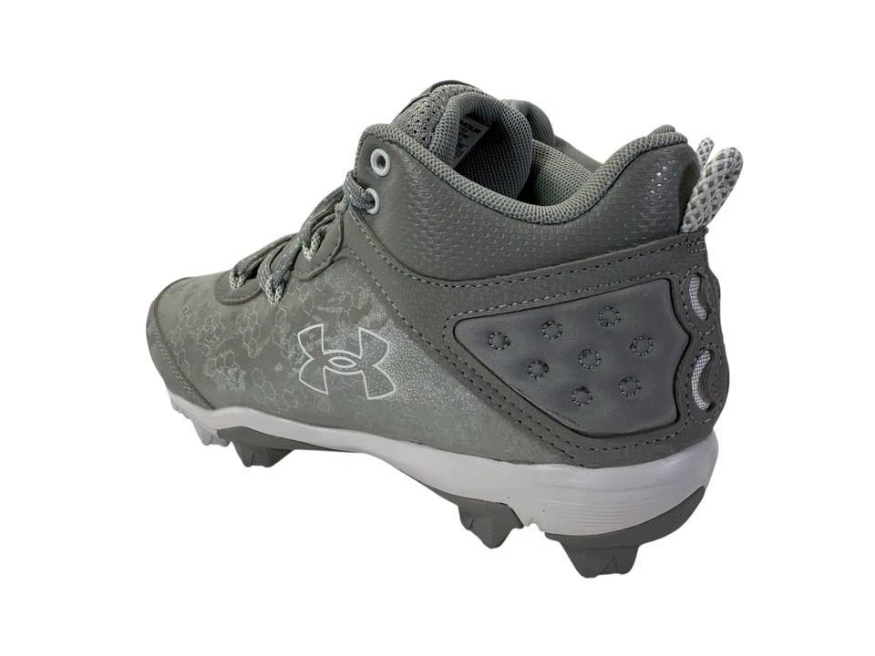 Under Armour Harper TPU Jr. Botines de béisbol para niño gris plata 5,5 jóvenes 5,5 años Foto 4 de 4