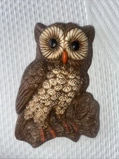 Vintage Retro HOMECO Home Interiors Owl Wall Hanging Gallery Wall Hanger MCM