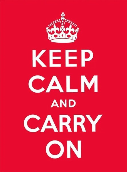 Keep Calm And Carry On | Good Advice For Hard Times | Tbd | Englisch | Buch-image