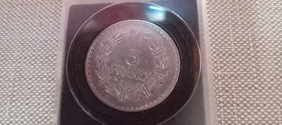 Pièce de monnaie alu de 5 francs 1949 - (B) - Photo 1/4