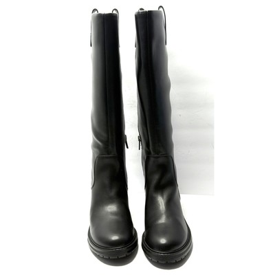 Calvin Klein Women's Pauline Tall Riding Boots Dress Boots Black Size 6.5M NWT