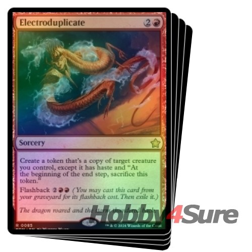 Foil Electroduplicate X4 M/NM Magic: The Gathering MTG Foundations | eBay