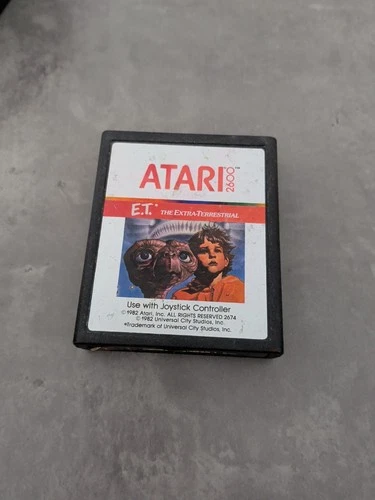 Et The Extra-Terrestrial 1982 Atari 2600 Video Game