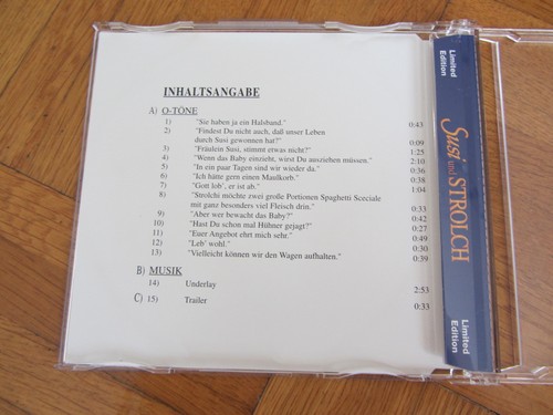Lady and the Tramp Film DEUTSCHLAND Sammler Presskit CD EP Disney - Bild 2 von 2