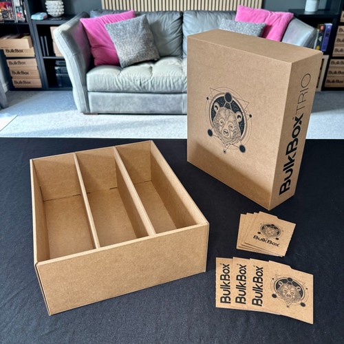 TCG storage box for Trading & Sports cards in Top Loaders BulkBox Set of 3 boxes - Picture 5 of 12
