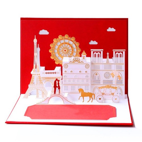 Happy Anniversary Romantic Wedding Day Greeting Cards 3D Personality Confession - Picture 2 of 9