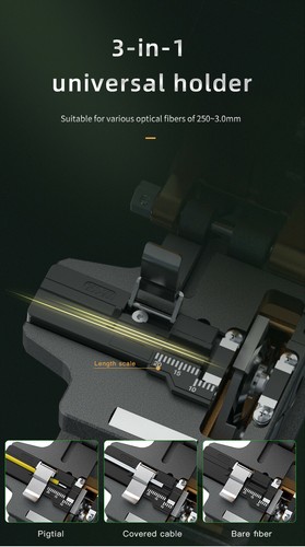 2 PCS Optic Fiber Cleaver TAWAA FC-30 Double Fixture Standard Holder w/Waste Bin - Picture 5 of 6