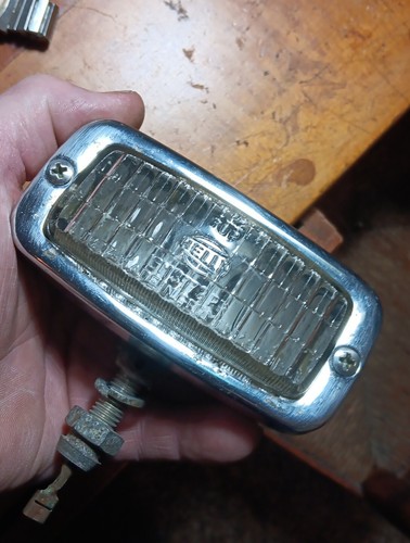 (2)Vintage Hella Fog/Back Up Lights VW, Porsche Made in Germany, & VW Emblem ! - Picture 5 of 10