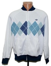 ADIDAS VINTAGE 1980'S WHITE FOOTBALL JACKET ADIDAS VENTEX SIZE M ADULT