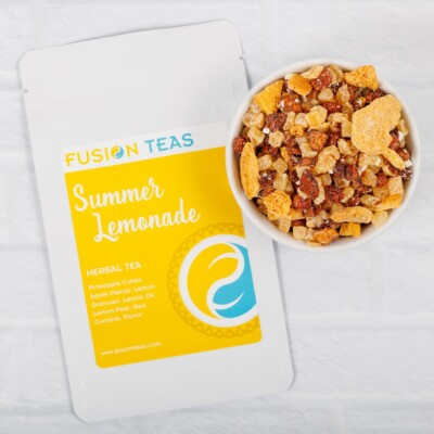 Summer Lemonade Herbal Fruit Tea - Premium Loose Leaf Blend - Fusion Teas