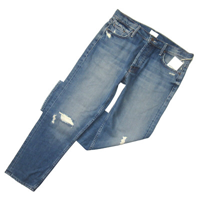 NWT Mother The Cheeky in Twice As Nice Non-stretch Tapered Crop Jeans 29