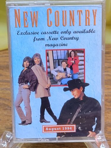 Sealed NIP August 1994 New Country Magazine Cassette Jeff Foxwortrhy Diamond Rio - Picture 1 of 5