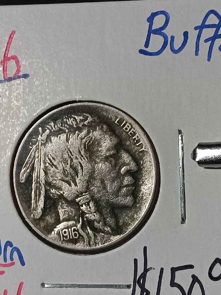 👉1916 Buffalo Nickel FULL HORN Ms++ STUNNING EYE Appeal  J/177 - Image 2 of 4