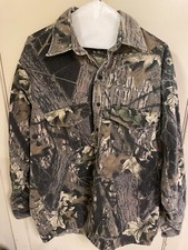 Red Head Flannel Mossy Oak Shirt Made In USA Size Large