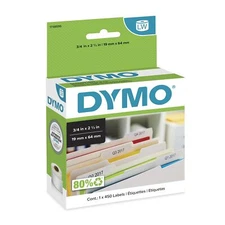 DYMO Authentic Labels 450 Pack Peel and Stick Barcode Shipping Labels