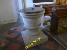 Photo 6x4 St James, Ashley: font Ashley/ST9394  c2014