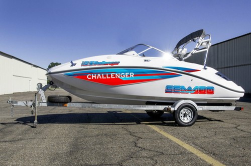 CHALLENGER 180 sticker SEADOO full kit graphic replacement 2005 2010 Glitch - Picture 2 of 3