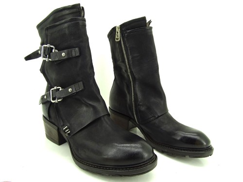 A.S.98 AS98 Maïs Cowboy Chaussures Motard Bottes Bottines Taille 39 Royaume-Uni - Photo 4 sur 11