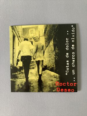 Doctor Deseo    Gotas De Dolor... Un Charco De Olvido CD Single Promo Cardboard