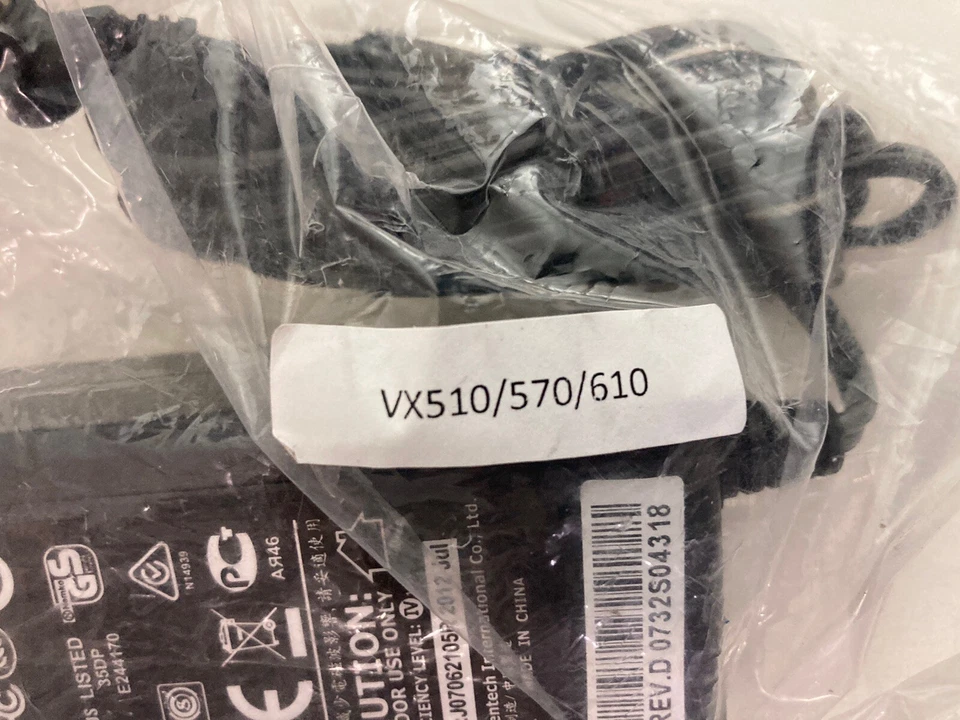 New Genuine VeriFone CPS10936-3E-R 19V AC Adapter With New Power Cord - Image 4 of 4