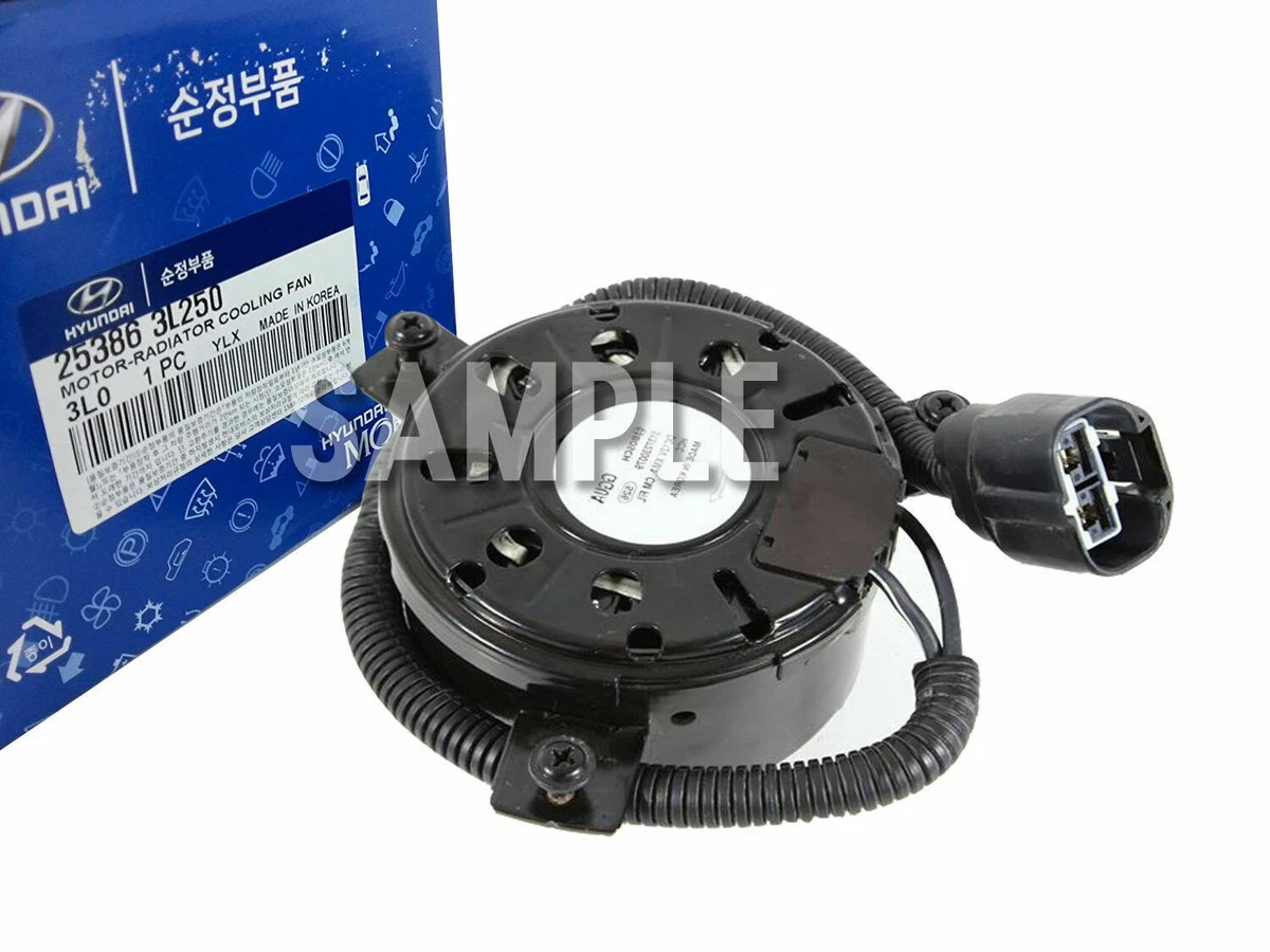 Genuine 25386C1200 Radiator Cooling Fan Motor for Hyundai Sonata 